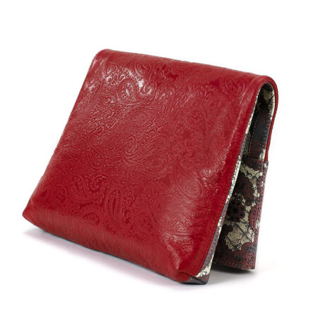 Enlightenment Red Embossed Paisley