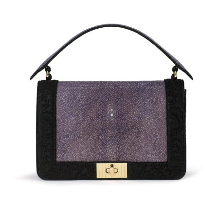 Crossbody Clutch Lilac Stingray