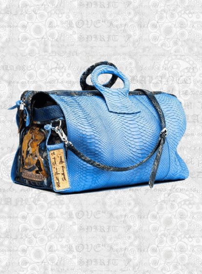 duffel-ganesh-python hand bag