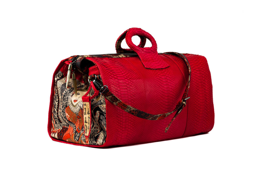 LADY B PYTHON DUFFEL