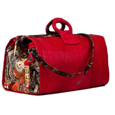 LADY B PYTHON DUFFEL